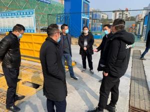 市建設(shè)局黨委書記、局長戴健督導(dǎo)檢查公司建筑工地疫情防控工作